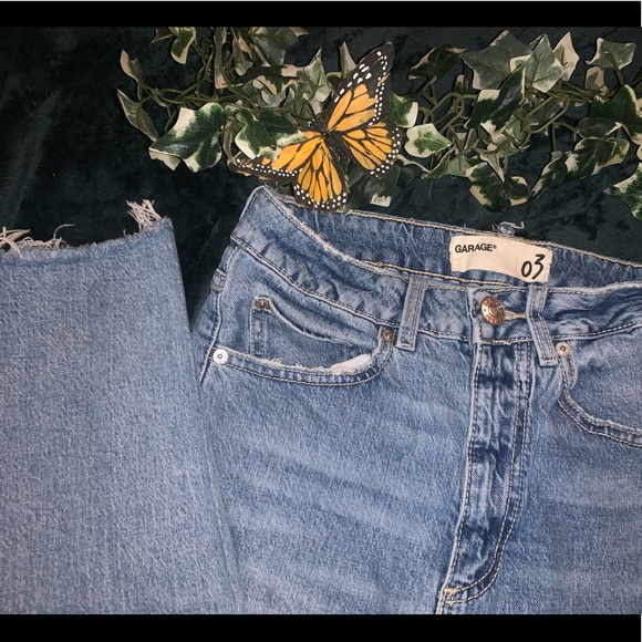 Garage size 3 US straight leg light wash jeans - Picture 2 of 4